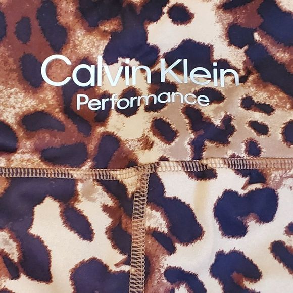 Calvin klein leopard active athletic leggings‎ plus size 3X NEW!!!! - Picture 5 of 7